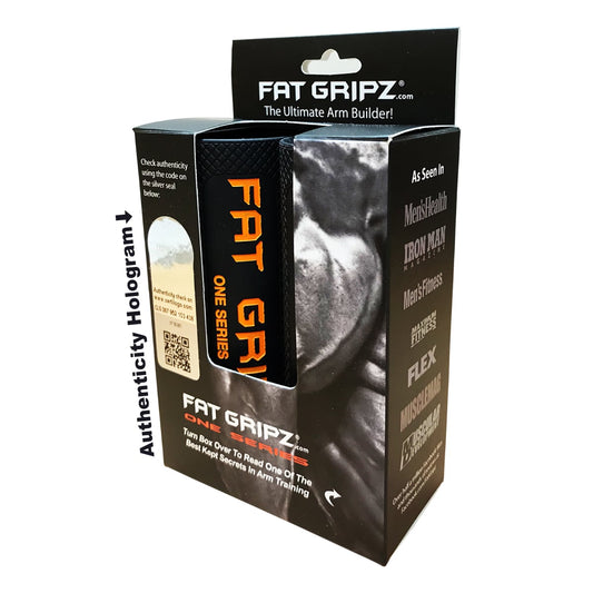 Fat Gripz One Series Fat Grips ( Weight Grips / Grips For Weight Lifting / Barbell Grips / Dumbbell Grips Thick Grips )